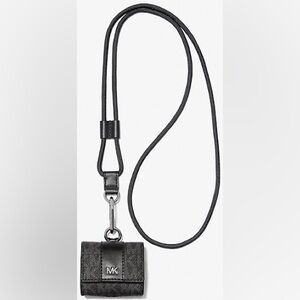 MK HUDSON LOGO LANYARD CASE FOR APPLE AIRPODS